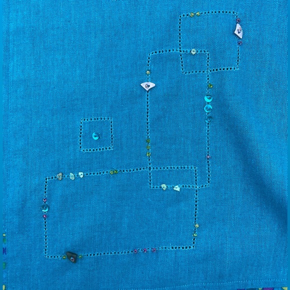 NAPA VALLEY | COLORFUL SKIRT WITH SOME BEADING - SIZE M - Picture 3 of 4